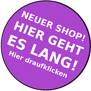 Rundes Symbol mit Aufschrift Hier geht es lang, hier draufklicken