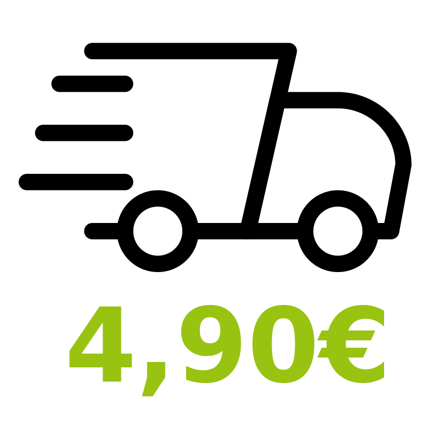 Versand Symbol mit LKW