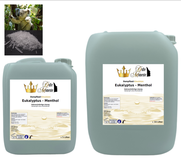 Eukalyptus - Menthol - Dampfbad Emulsion, gebrauchsfertig